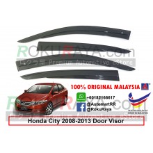 Honda City TMO (5th Gen) 2008-2013 AG Door Visor Air Press Wind Deflector (Ag Mugen Design)